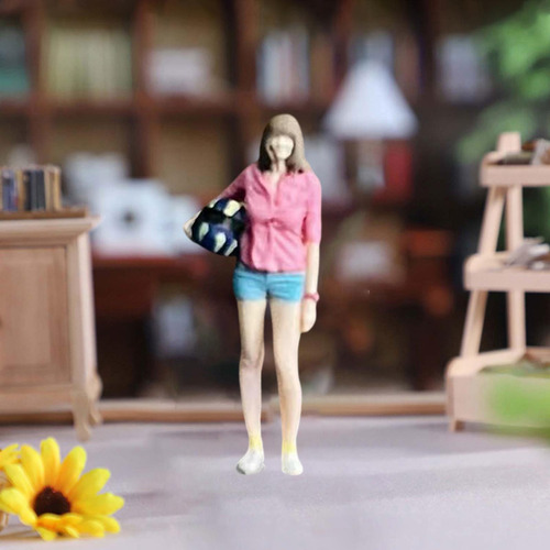 1/64 Diorama Diorama Figuras Elegantes Decoración Estilo D