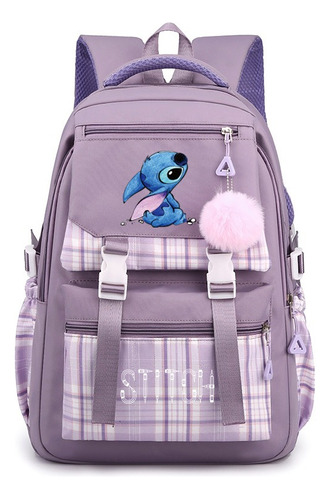 Nuevo Lilo & Stitch Mochila Resistente Para Estudiantes 25l