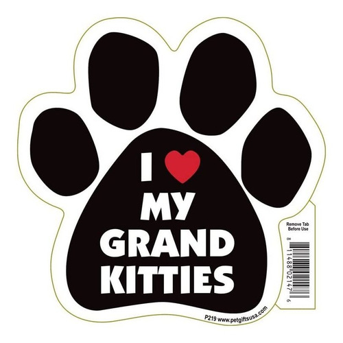 I Love My Grand Kitties Pet Magnet