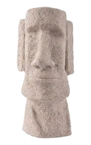 Talla De Estatua Moai Tallada A Mano