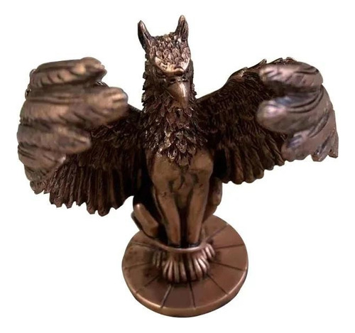 Estatua Decorativa De Resina Con Cuerpo De León Y Águila