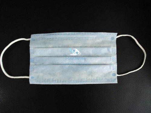 Cubreboca Tricapa Termosellaco C/ajustador Nasal Paq.100 Pzs