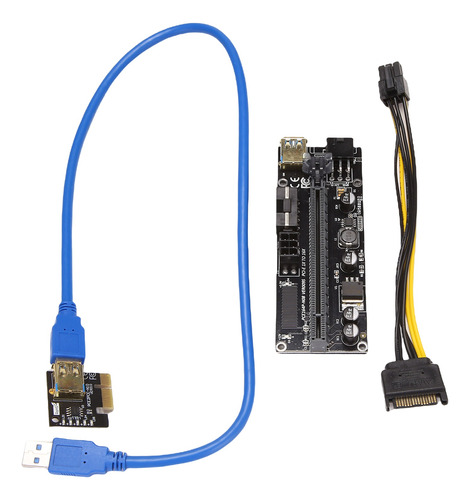 Nueva Versión 009s Pci-e De 1 A 16 Puertos Usb 3.0 De 60 Cm,