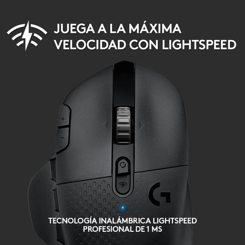Mouse Gamer Inalambrico Logitech G604 Lightspeed Color Negro