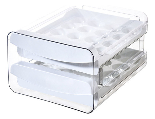 Caja Porta Huevos Para Refrigerador Contenedor De Huevos De
