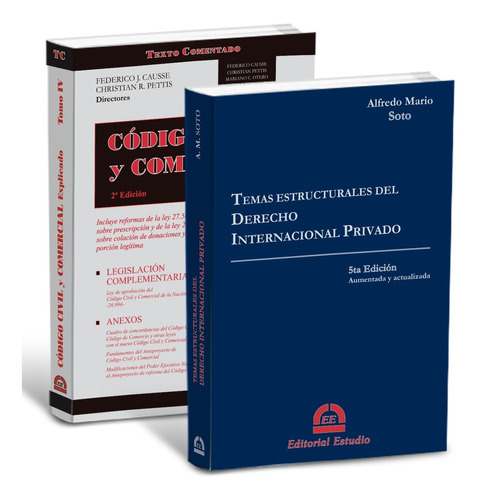 Promo 156: Temas Est Interna Privado + Tomo 4 Explicado Cccn