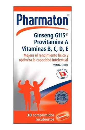 Pharmaton® X 30 Comp - Vitaminas + Ginseng G115