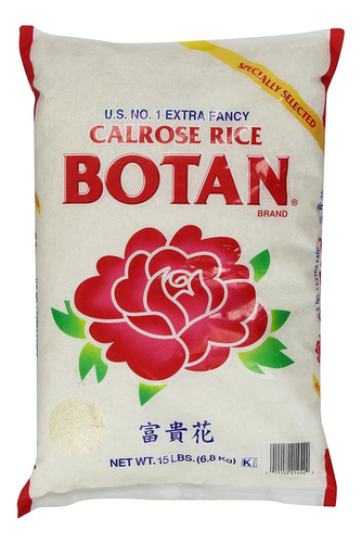 Botan Arroz Calrose, 15 Libras