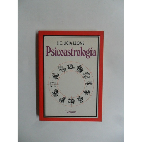 Psicoastrología - Licia Leone - Muy Buen Estado