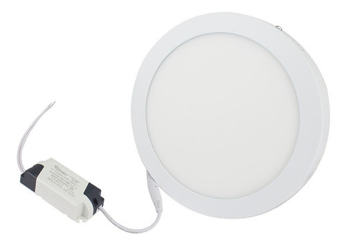 Luminario Led Sanelec Para Techo 18w Luz Fría Color Blanco