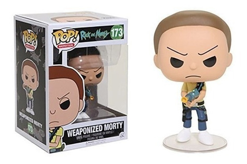 Funko Pop Weaponized Morty 173 Rick And Morty Baloo Toys