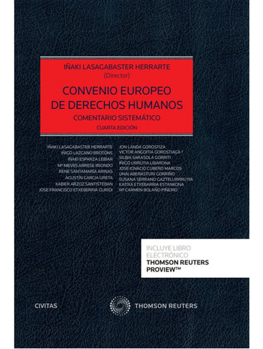 Convenio Europeo De Derechos Humanos (papel + E-book)
