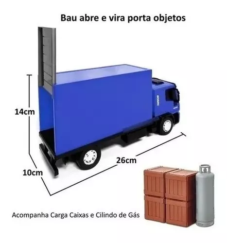 CAMINHAO IVECO TECTOR BAU USUAL PLASTIC 037786 - CAMINHAO IVECO