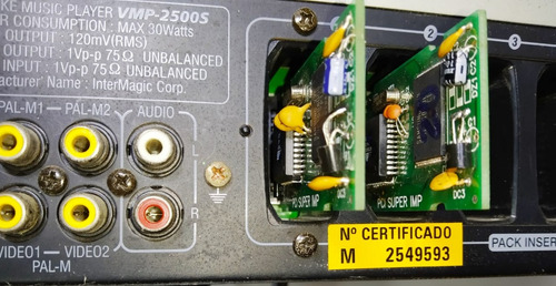 Cartucho Karaoke 2500/9000 Compacto Imp- 11/12/13 = 600 Mus. (Usado)