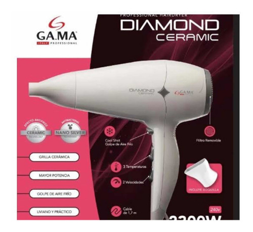 Secador Gama Diamond 2300w