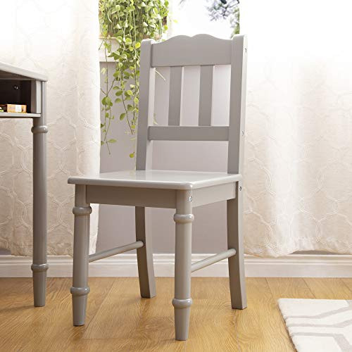 Juego De Escritorio Y Silla Guidecraft Dahlia - Gris: Mesa D