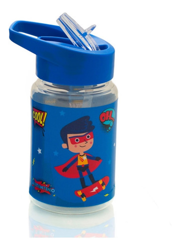 Imagen 2 de 5 de Botella Pocket Agua Jugo Niños Infantil Escolar Artentino