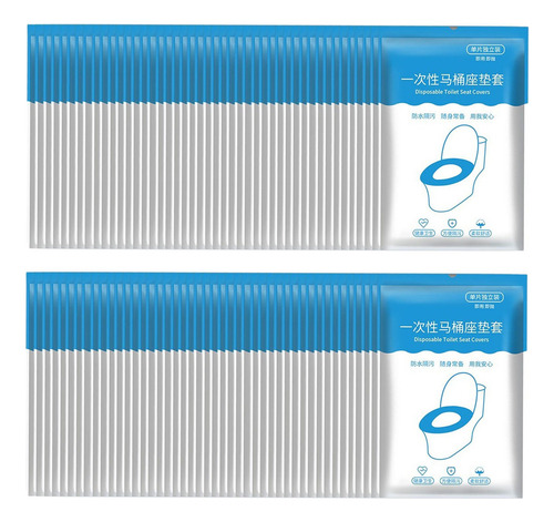 50x Funda Desechable Para Asiento Inodoro Funda Wc