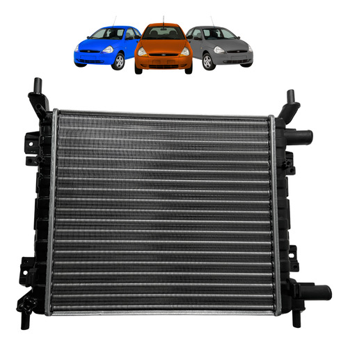 Radiador Ford Ka 2000 2001 2002 2003 2004 2005 2006 Com Ar