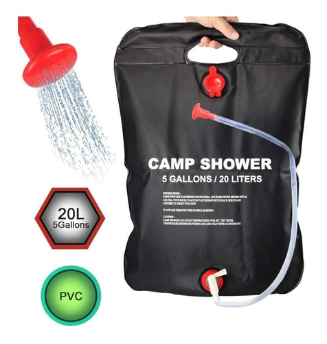 Ducha Shower Camp De 20 Litros Chuveiro Aquecimento Solar