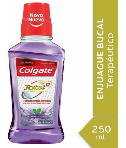 Enjuague Bucal Colgate Total 12 Anti Sarro 250ml