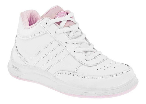 Tenis Niña Sandy 6020 Blanco Rosa 15-17 022-567