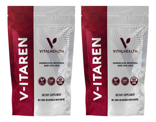 Pack 2 V-itaren Vitalhealth 60 Para Riñones 