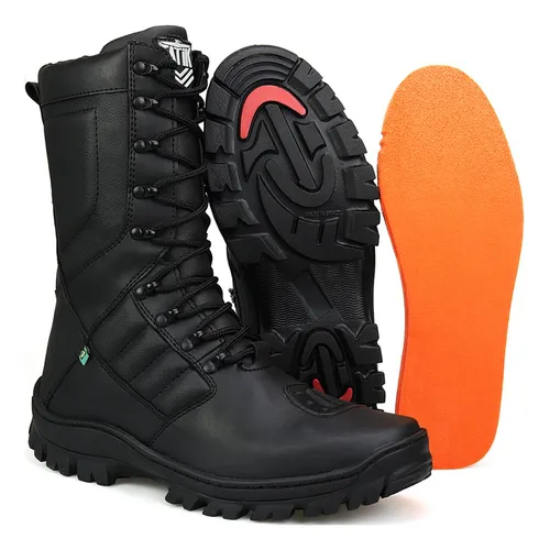 Bota coturno tática militar motociclista hotsell policia khaata