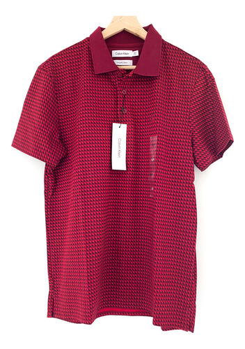 Polera Calvin Klein Ck Roja With Design