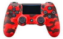 Comprar Control Inalámbrico Dualshock 4 Camuflaje Rojo Ps4 Sony