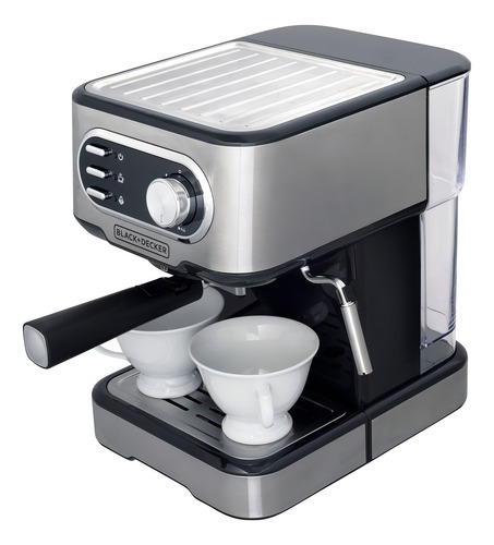 Cafeteira Elétrica Black Decker Modelo CE1100G Até 2 Xícaras Simultâneas e Cápsulas Nespresso e Dolce Gusto