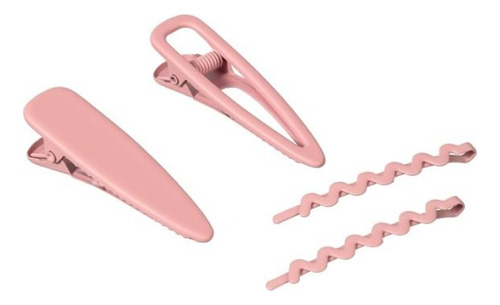 Kit De Presilhas Para Penteado Rosa 4un - Proart