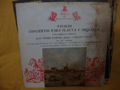 Portada Concierto Para Flauta Y Orquesta Vivaldi P1