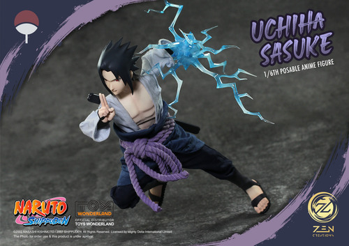 Boneco Sasuke Uchiha Naruto Itachi Figure Zen Creations 1/6