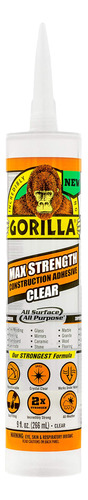 Gorilla  Max Strength - Construcción Transparente.