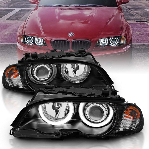 Amerilite Para Bmw Serie Puerta Coupe Led Halo Proyector