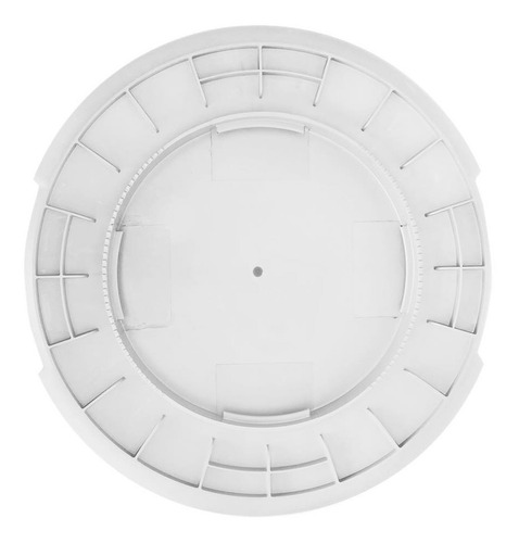 Bote De Basura Toff 121l Con Asas Color Blanco