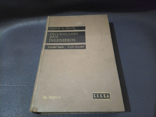Mercurio Peruano: Libro Diccionario Para Ingenieros L187