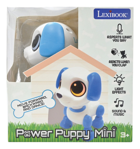 Perrito Robot Mini Power Puppy Con Luz, Sonido Y Comandos