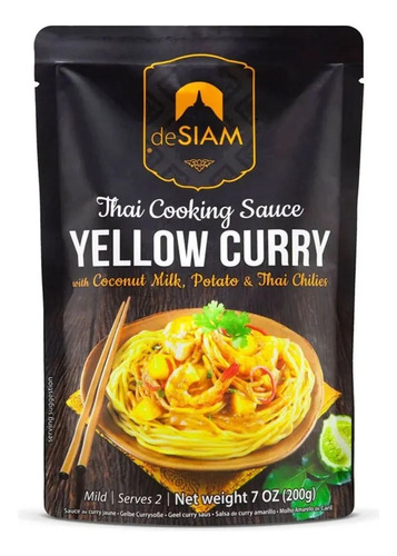 Molho Tailandês De Curry Siam 200g