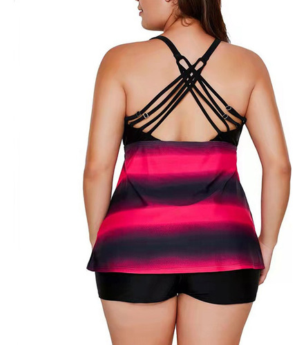 Traje De Baño De Talla Grande Para Mujer Gordita Dos Pieza