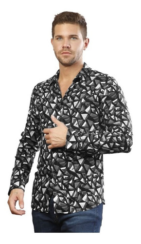 Camisa Manga Larga Entallada Trian Hombre | Moha (130354)