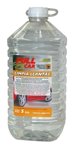 Limpia Llantas Desengrasante Aleacion Removedor Full Car 5lt