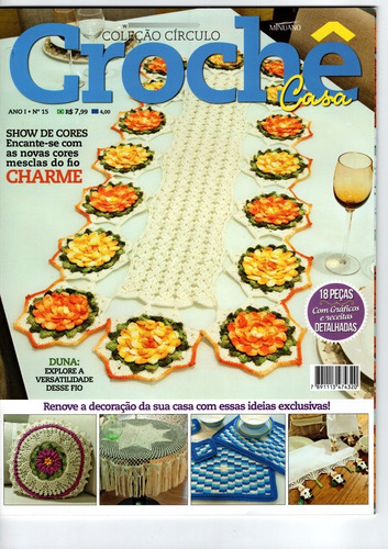 Revista Crochê Casa Coleção Círculo Nº 15