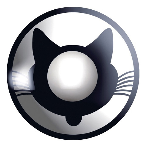 Pupilentes Con Diseño De Gato Black Cat Accesorio Disfraz Color Negro