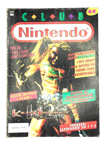 Revista Club Nintendo Número #44 1996