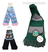 Comprar Bufanda Harry Potter Oficial Slytherin Combo 2 Pares Medias Combo Bufanda Mas Medias