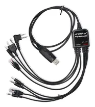 Comprar Cable De Programacion Usb 8 En 1 Para Radio Baofeng, Kenwood