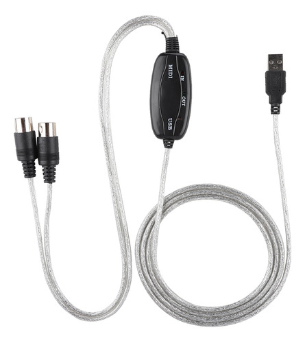 Cable Midi A Usb, Adaptador De Interfaz, Cable Adaptador, Te