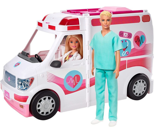 Imagen 1 de 7 de Oferta Barbie Ambulancia Hospital De Barbie 2 En 1 Original 